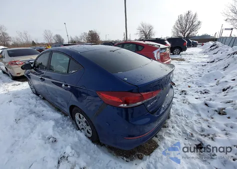 2018 Hyundai Elantra Se z USA, uszkodzony, nr VIN 5NPD74LF3JH354491